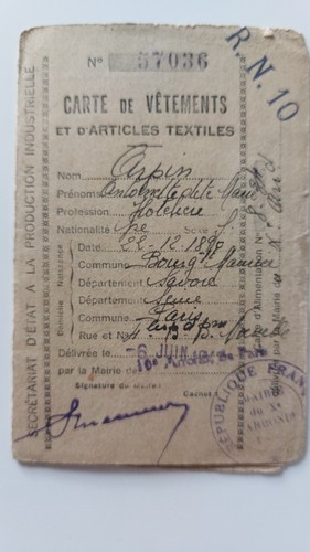 Ticket rationnement paris - de,