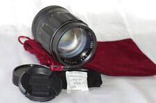 Télé objectif compact MD 135mm f2,8 SOLIGOR bouchons, pare-soleil et housse TBE