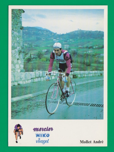 Cyclisme carte cycliste - carte, mollet