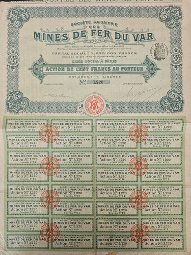 Mines fer var 1907 - fer,
