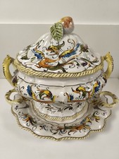 Soupière vintage en faïence