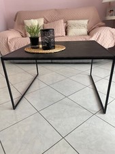 table basse de salon en bois et métal en très bon etat