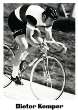 CYCLISME carte cycliste DIETER KEMPER équipe 