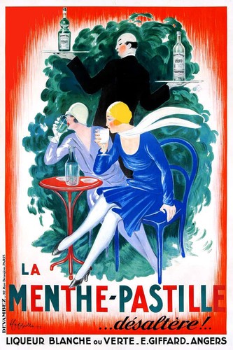 Menthe pastille vintage ad - menthe-pastille,