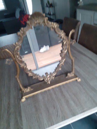 Ancien miroir coiffeuse - ancien,