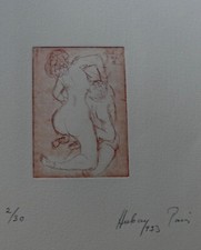 LITHOGRAPHIE Erotique Paul