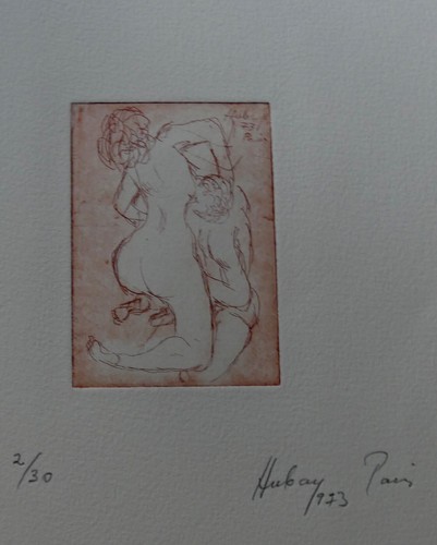 Lithographie erotique paul - lithographie,