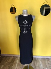 adorable robe été bleu marine JEAN PAUL GAULTIER soleil taille S neuve