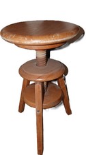 Tabouret vis bois massif - à,