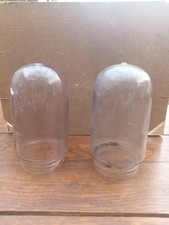 LOT 2 GLOBE OBUS VERRE  LAMPE