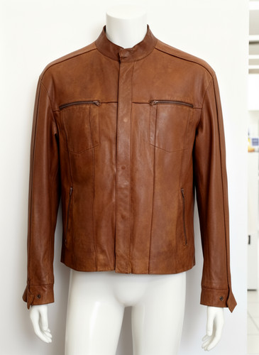 Blouson cuir homme - cuir,