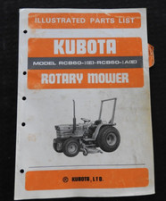 Catalogue De Pièces Du Tondeuse RCB60-1 A (E) Du Tracteur Kubota B8200