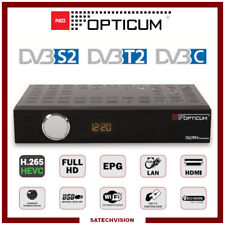 Récepteur Combo Red Opticum Sloth Combo Plus DVB-S2/DVB-T2/DVB-C HEVC H.265 HD
