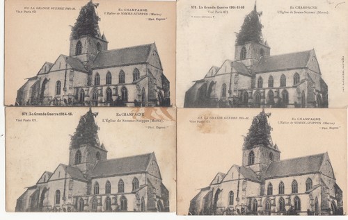 Lot old postcards war - of, 4