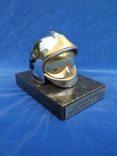 SUPERBE RARE TOP ! PRESSE-PAPIER Paperweight CASQUE POMPIER Firefighter helm F1