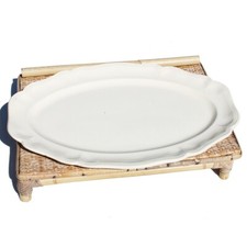 Ancien plat ovale 44 cm en