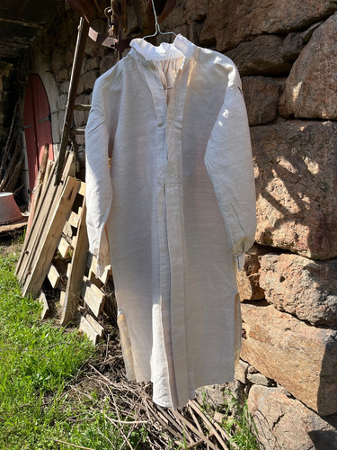 Chemise ancienne chanvre homme - chemise,
