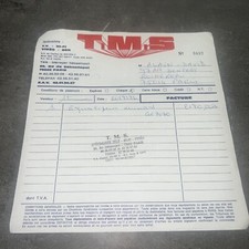 Ancienne Facture D’achat