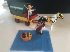Playmobil 6948  Enfants avec chariot et poney promenade en calèche