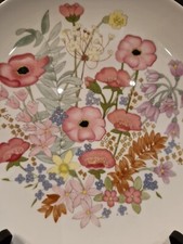 Superbe Assiette A Entremets 23 Cm Porcelaine Anglaise Wedgwood Meadow Sweet