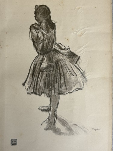Degas gravure xylolithographie - gravure,
