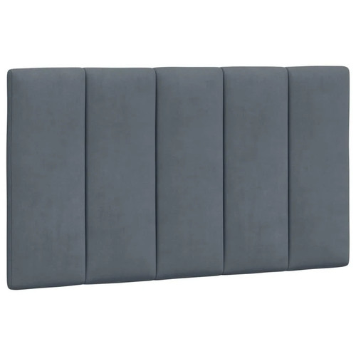 Coussin tête lit gris 90cm - tête,