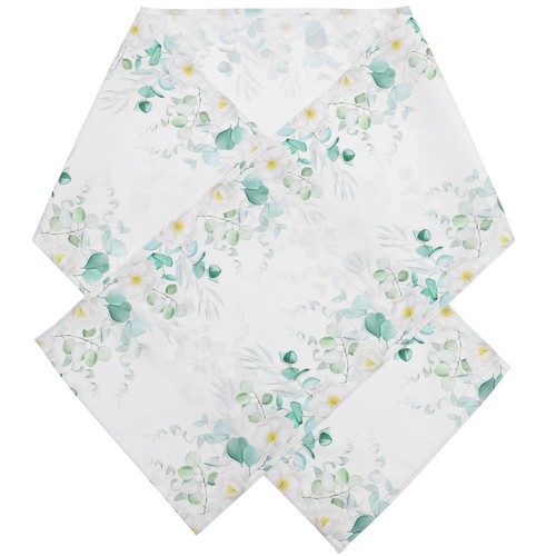 Feuille motif de fleurs - ,