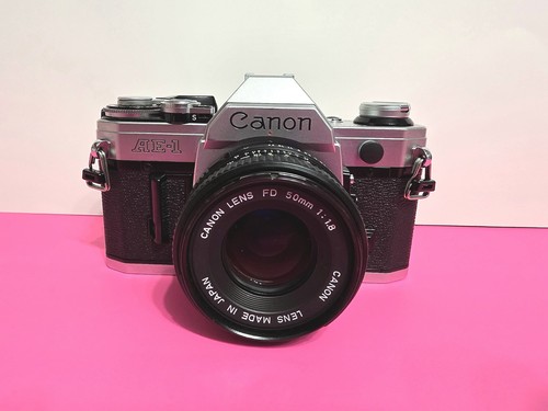 Canon 35mm slr - ae-1, film