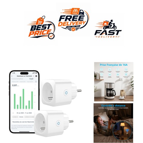Prises connectées alexa - connectées, wi-fi