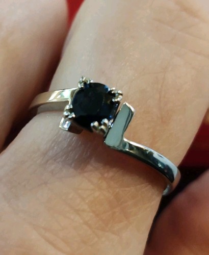 Bague solitaire blanc - solitaire, 18