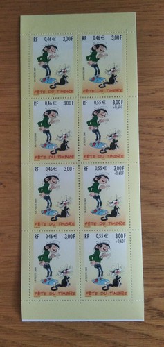 Carnet timbres gaston - timbres,