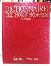 DICTIONNAIRE DES NOMS PROPRES