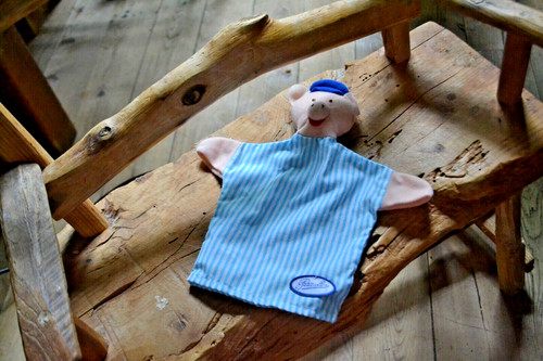 Marionnette petitcollin bleu - marionnette,