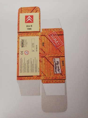 Boite vide carton norev - boite,