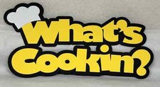 What's Cooking Title Die Cut