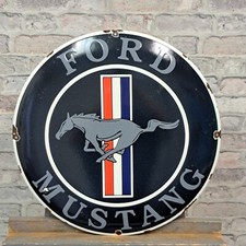 Plaque émaillée FORD MUSTANG