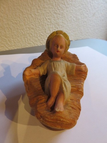 Santon plâtre jésus sur - en,
