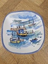 Ancien plat marin Rene Quéré