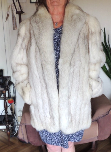 Veste renard bleu t42 - , /