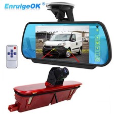 7"Écran Caméra de recul avec feu stop LED Pour Fiat Doblo Opel/Vauxhall Combo