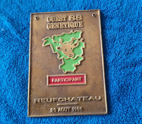 Vintage plaque trophee - plaque,