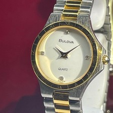 Bulova Watch Quartz 1,02 po boîtier 6,5 pouces poignet