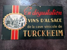 Ancien carton affiche pub vin