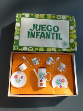 JOUET ANCIEN GRAND COFFRET DINETTE VAISSELLE