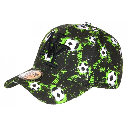 Casquette football verte et - ny,
