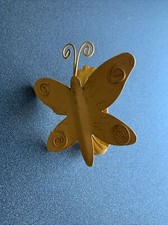 Embrasse à Clip pour tenir Rideaux Forme Papillon Jaune