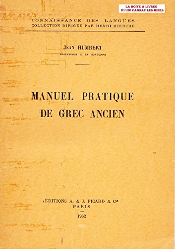 Manuel pratique grec - manuel,