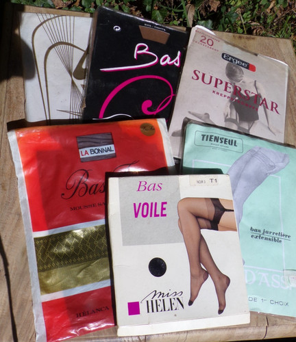 Lot bas vintage - vintage, miss