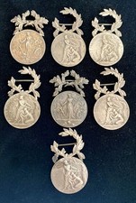 Lot de 5 médailles de la