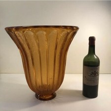 MAGNIFIQUE VASE SIGNE DAUM
